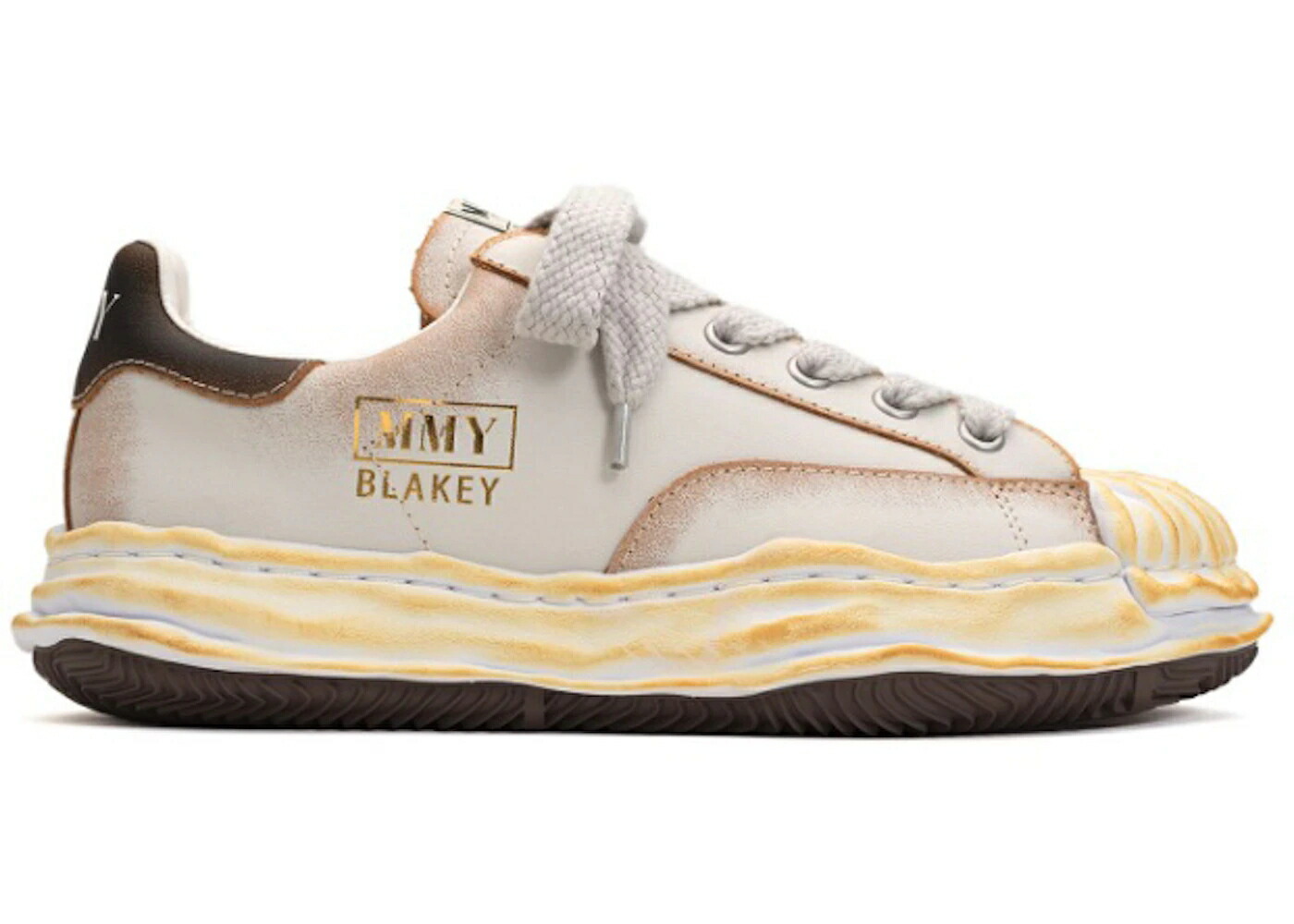 棲み家 ミハラヤスヒロ なめし革 白いこと 白いこと スニーカー メンズ MAISON MIHARA YASUHIRO MAISON MIHARA YASUHIRO BLAKEY OG SOLE VEGAN LEATHER LOW WHITE /