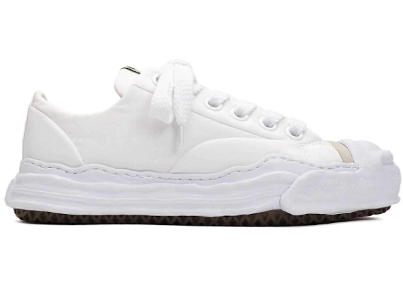 メゾン ミハラヤスヒロ ナイロン 白色 ホワイト スニーカー メンズ MAISON MIHARA YASUHIRO MAISON MIHARA YASUHIRO HANK OG SOLE NYLON PUFFER LOW WHITE /｜スニケス