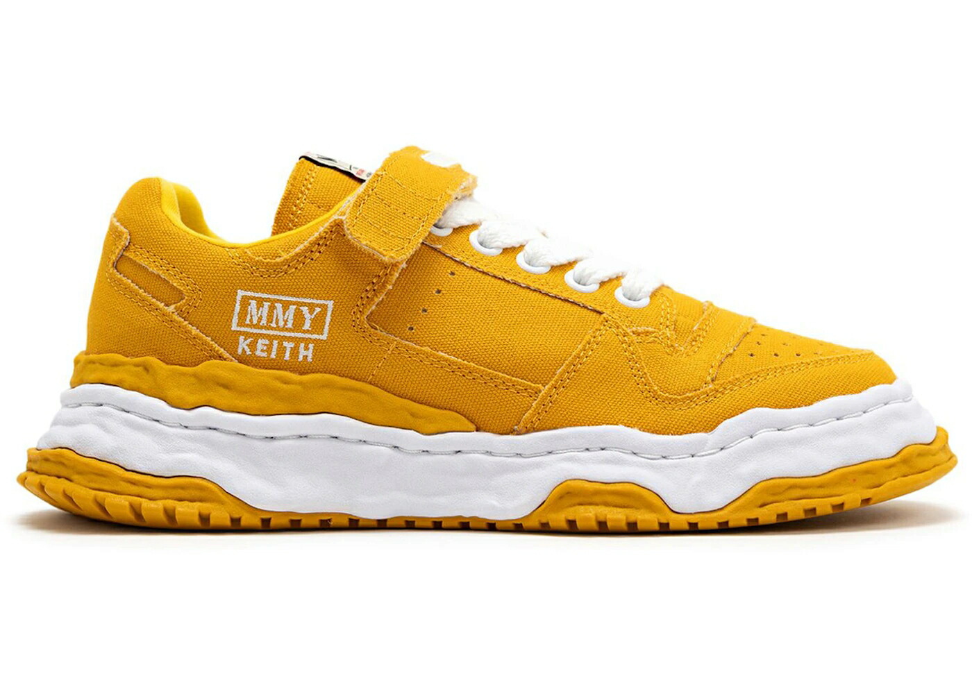 メゾン ミハラヤスヒロ 黄色 イエロー スニーカー メンズ MAISON MIHARA YASUHIRO MAISON MIHARA YASUHIRO KEITH OG SOLE CANVAS LOW YELLOW /