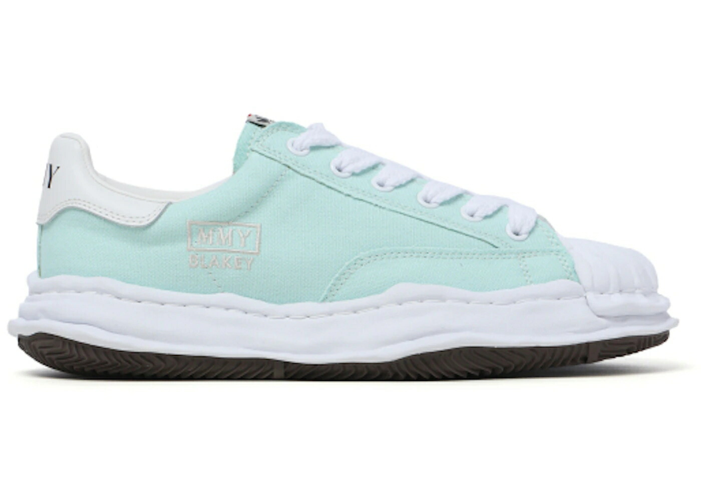 メゾン ミハラヤスヒロ 青色 ブルー 白色 ホワイト スニーカー メンズ MAISON MIHARA YASUHIRO MAISON MIHARA YASUHIRO BLAKEY OG SOLE CANVAS LOW LIGHT BLUE / LIGHT BLUE WHITE
