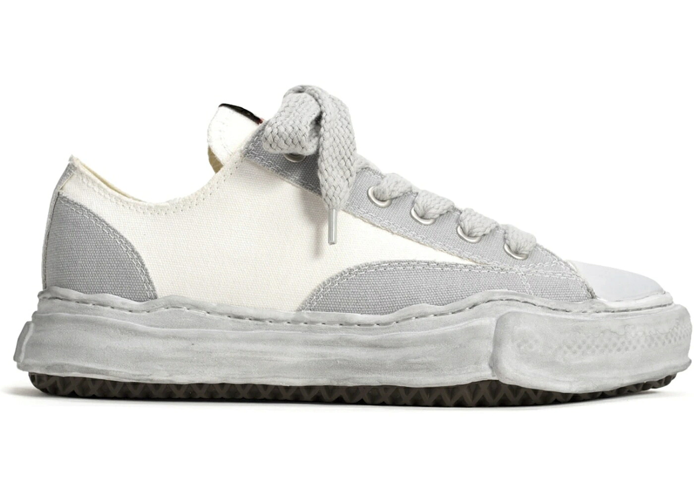 メゾン ミハラヤスヒロ 白色 ホワイト 灰色 グレー スニーカー メンズ MAISON MIHARA YASUHIRO MAISON MIHARA YASUHIRO PETERSON OD OG SOLE LOW WHITE / WHITE GREY