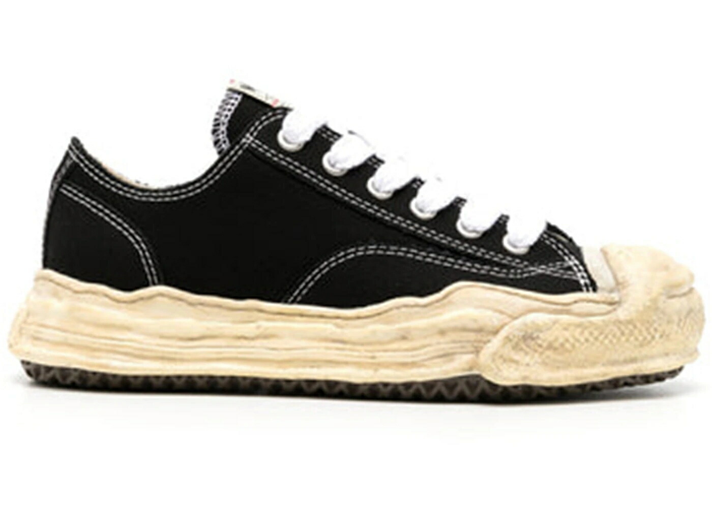 住みか ミハラヤスヒロ 黒いこと 黒いこと 白いこと 白いこと スニーカー メンズ MAISON MIHARA YASUHIRO MAISON MIHARA YASUHIRO HANK OG DYED SOLE BLACK WHITE / BLACK WHITE