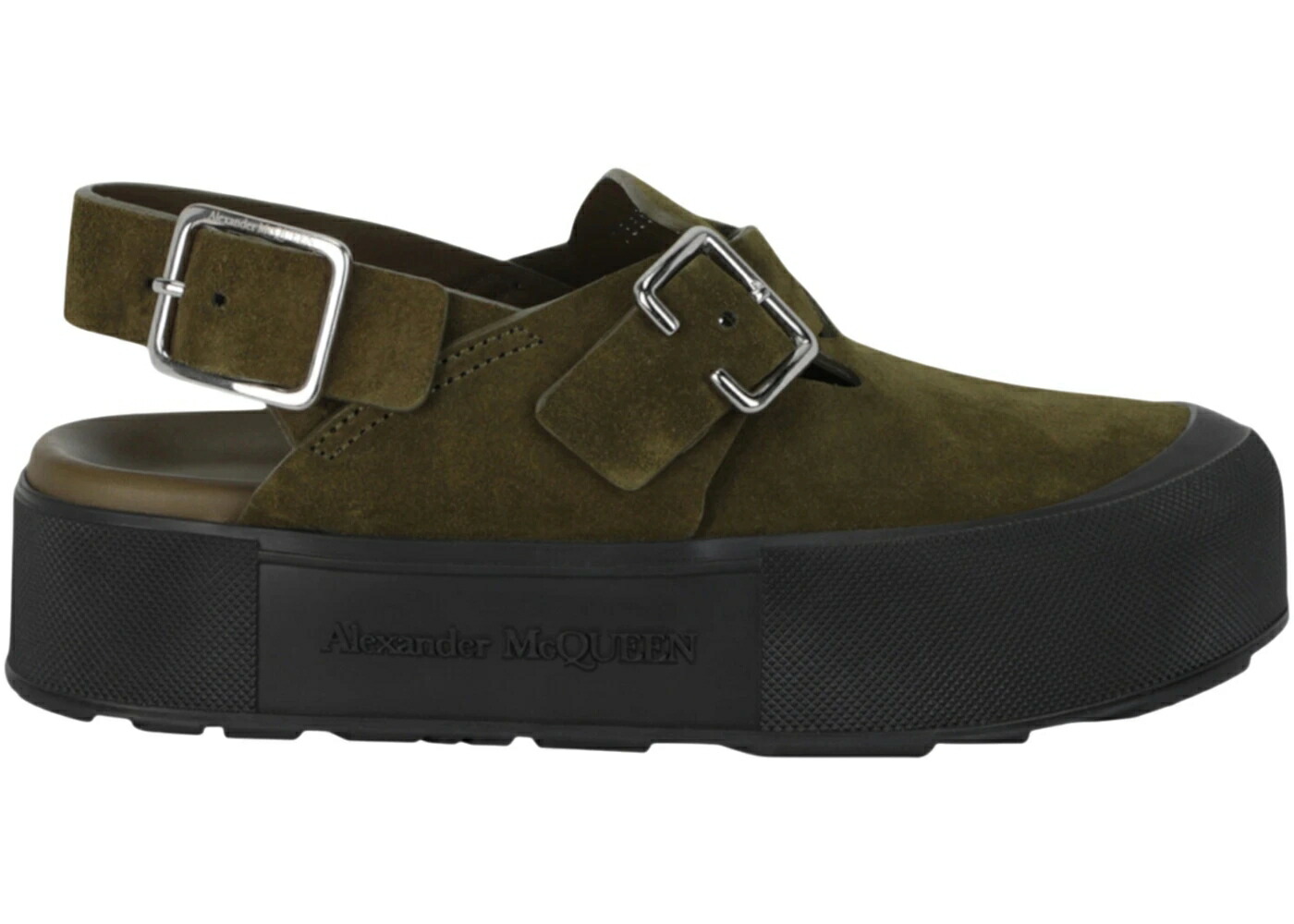 アレキサンダーマックイーン カーキ スニーカー メンズ ALEXANDER MCQUEEN ALEXANDER MCQUEEN NEW MICMAC CLOGS KHAKI /|スニケス
