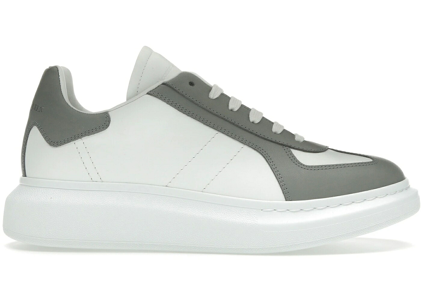 アレキサンダーマックイーン 白色 ホワイト 灰色 グレー スニーカー メンズ ALEXANDER MCQUEEN ALEXANDER MCQUEEN OVERSIZED RETRO OFF WHITE GREY / OFF WHITE GREY