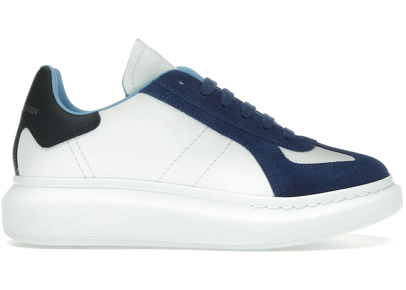 アレキサンダーマックイーン 青味 青み 白いこと 白いこと スニーカー メンズ ALEXANDER MCQUEEN ALEXANDER MCQUEEN OVERSIZED RETRO BLUE WHITE / BLUE WHITE