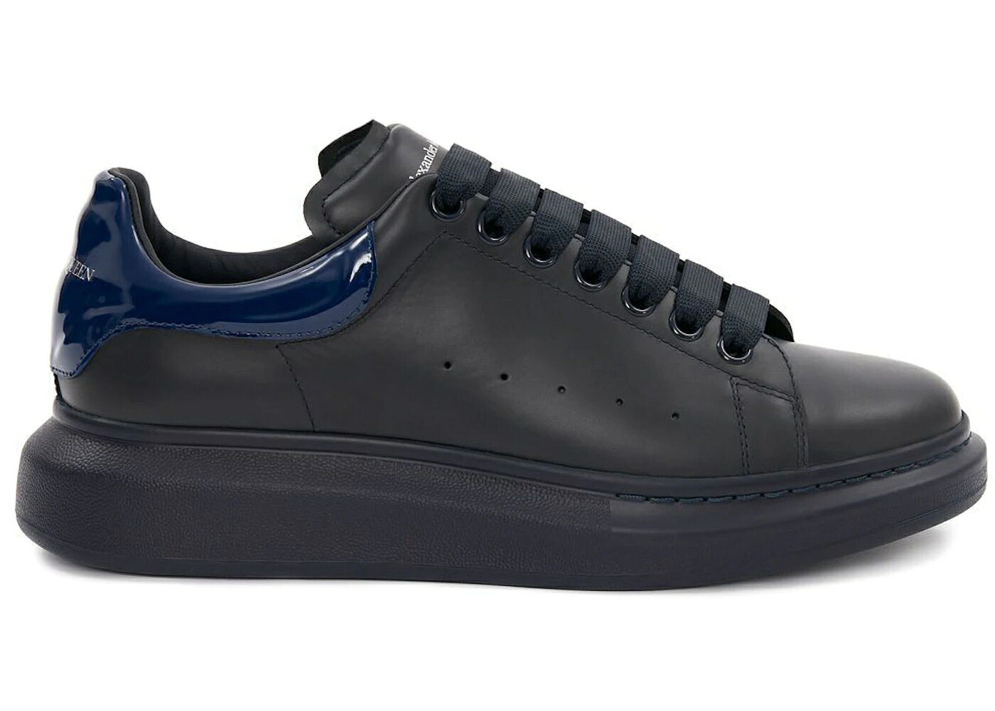 アレキサンダーマックイーン 黒いこと 黒いこと 紺色 米国海軍 スニーカー メンズ ALEXANDER MCQUEEN ALEXANDER MCQUEEN OVERSIZED BLACK NAVY / BLACK NAVY