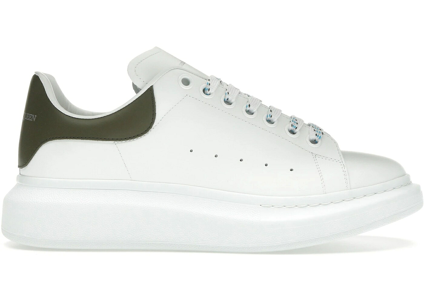 アレキサンダーマックイーン 白色 ホワイト カーキ スニーカー メンズ ALEXANDER MCQUEEN ALEXANDER MCQUEEN OVERSIZED WHITE KHAKI / WHITE KHAKI｜スニケス
