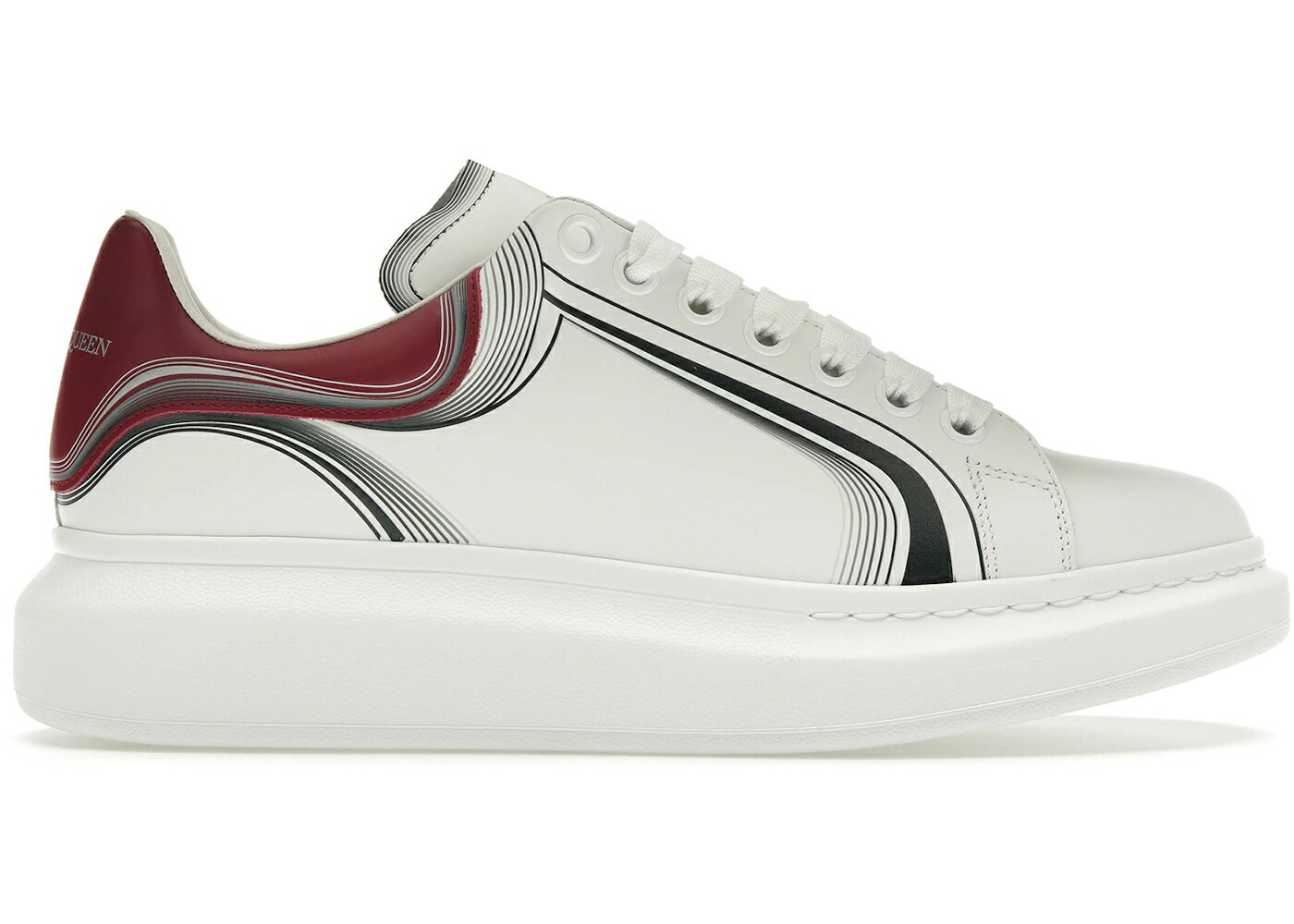 アレキサンダーマックイーン 白色 ホワイト スニーカー メンズ ALEXANDER MCQUEEN ALEXANDER MCQUEEN OVERSIZED WHITE GARNET / WHITE GARNET