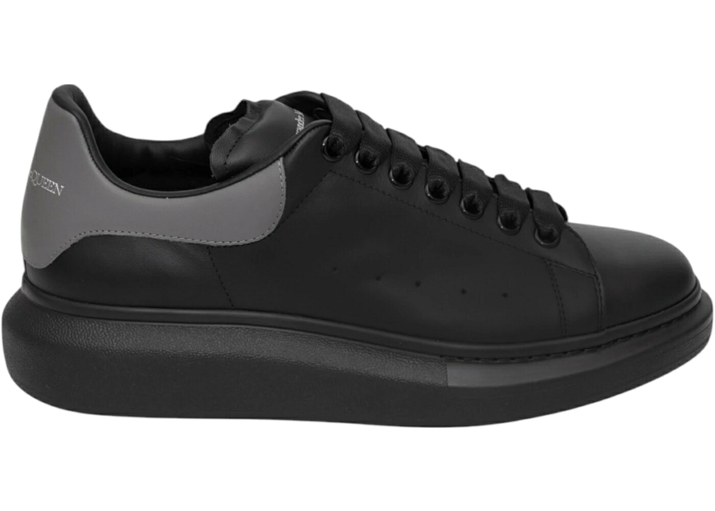 アレキサンダーマックイーン 黒色 ブラック クール 灰色 グレー スニーカー メンズ ALEXANDER MCQUEEN ALEXANDER MCQUEEN OVERSIZED BLACK COOL GREY / BLACK COOL GREY