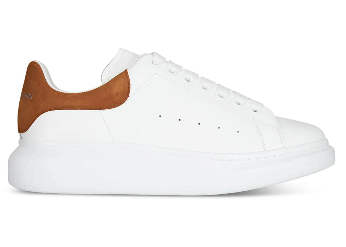 アレキサンダーマックイーン 白色 ホワイト スニーカー メンズ ALEXANDER MCQUEEN ALEXANDER MCQUEEN OVERSIZED WHITE CEDAR / WHITE TAN|スニケス
