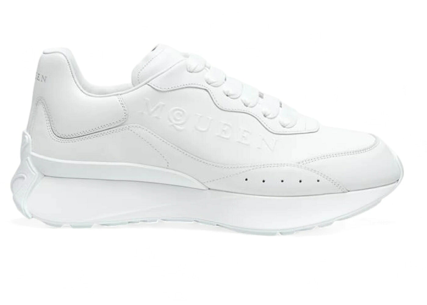 アレキサンダーマックイーン 白色 ホワイト スニーカー メンズ ALEXANDER MCQUEEN ALEXANDER MCQUEEN SPRINT RUNNER WHITE /|スニケス