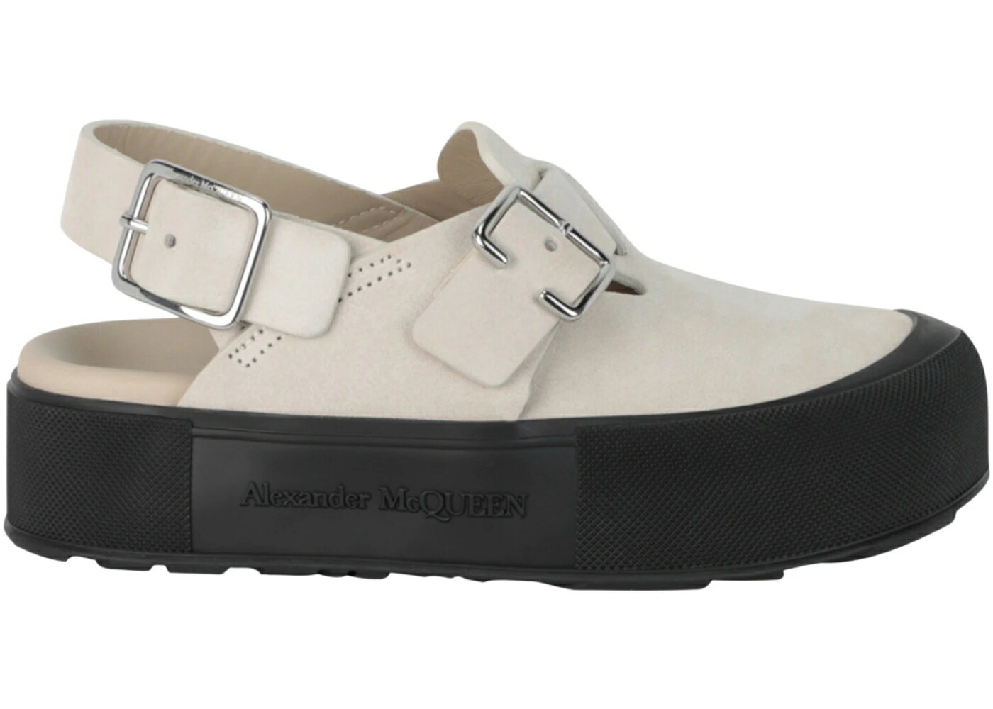 アレキサンダーマックイーン ベージュ しろがね色 しろがね色 スニーカー メンズ ALEXANDER MCQUEEN ALEXANDER MCQUEEN NEW MICMAC CLOGS BEIGE SILVER / BEIGE SILVER