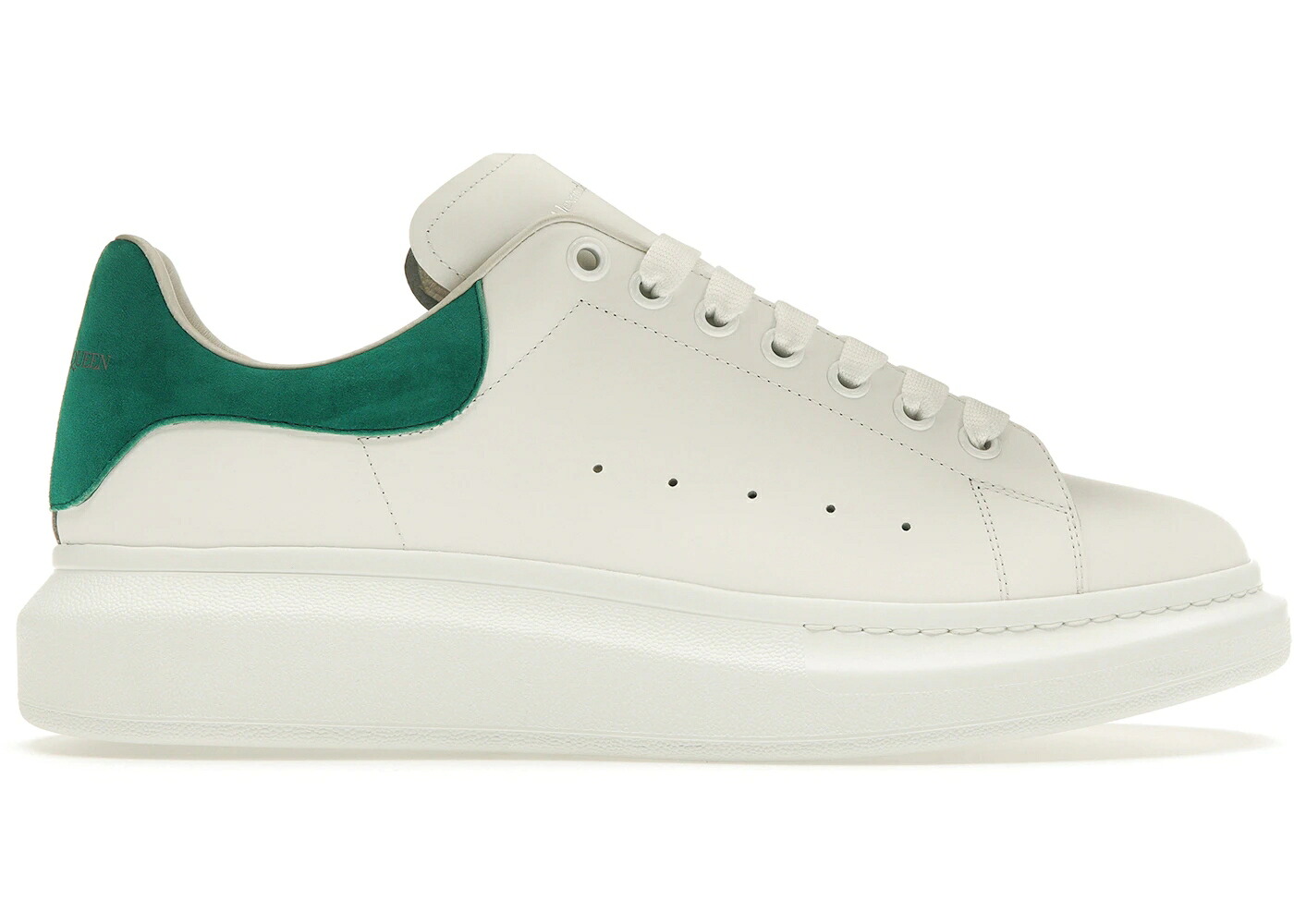 アレキサンダーマックイーン 白色 ホワイト スニーカー メンズ ALEXANDER MCQUEEN ALEXANDER MCQUEEN OVERSIZED TEAL / WHITE TEAL|スニケス