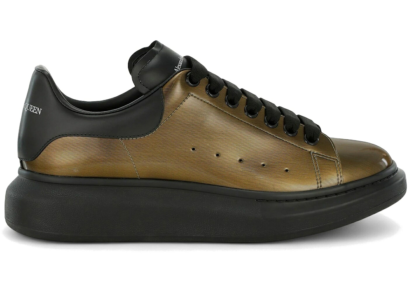 アレキサンダーマックイーン ゴールド 黒いこと 黒いこと スニーカー メンズ ALEXANDER MCQUEEN ALEXANDER MCQUEEN OVERSIZED FOOLS GOLD BLACK / FOOLS GOLD BLACK