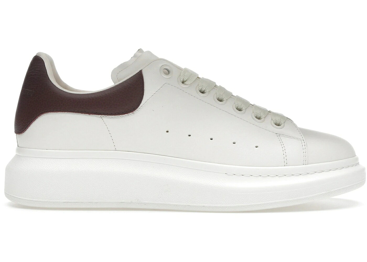 アレキサンダーマックイーン オフホワイト 白色 ホワイト スニーカー メンズ ALEXANDER MCQUEEN ALEXANDER MCQUEEN OVERSIZED OFF-WHITE BORDEAUX / WHITE BORDEAUX