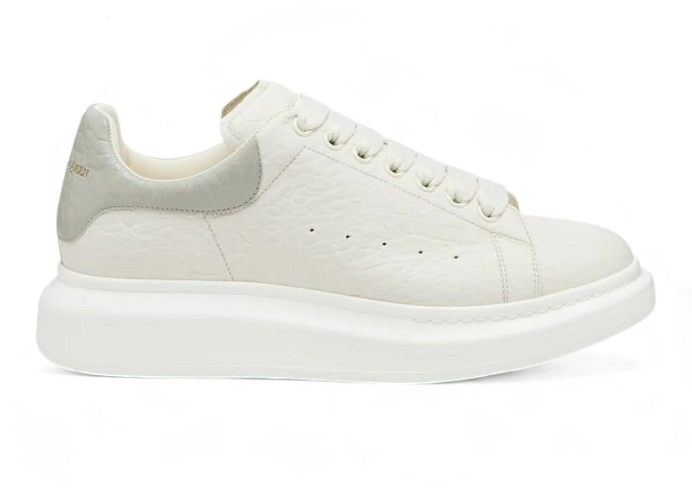 アレキサンダーマックイーン 白色 ホワイト 緑 グリーン WOMEN スニーカー メンズ ALEXANDER MCQUEEN ALEXANDER MCQUEEN OVERSIZED ANTIQUE WHITE GREEN (WOMEN) / ANTIQUE WHITE GREEN