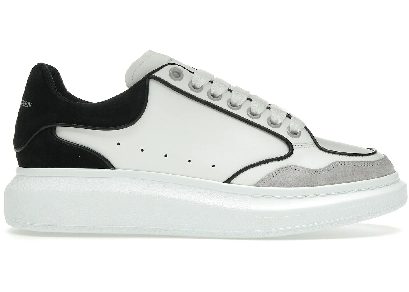 アレキサンダーマックイーン 白いこと 白いこと 黒いこと 黒いこと 薄墨色 薄墨色 スニーカー メンズ ALEXANDER MCQUEEN ALEXANDER MCQUEEN OVERSIZED WHITE BLACK GREY / WHITE BLACK