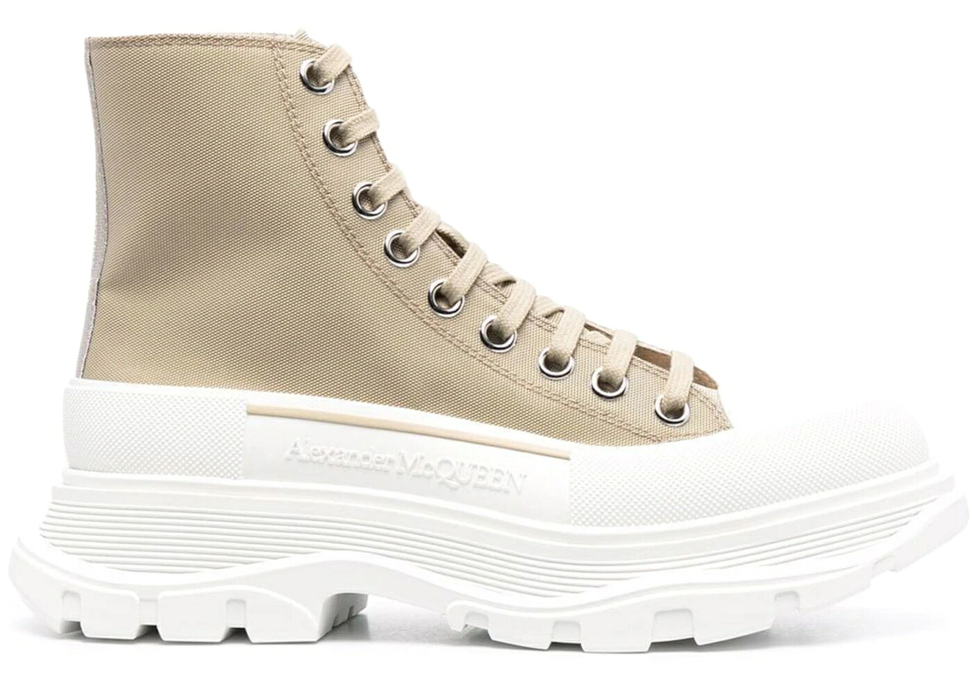 アレキサンダーマックイーン ブーツ ベージュ 白いこと 白いこと WOMEN\u0027S スニーカー レディース ALEXANDER MCQUEEN ALEXANDER MCQUEEN TREAD SLICK BOOT BEIGE WHITE (WOMEN\u0027S) / BEIGE WHITE