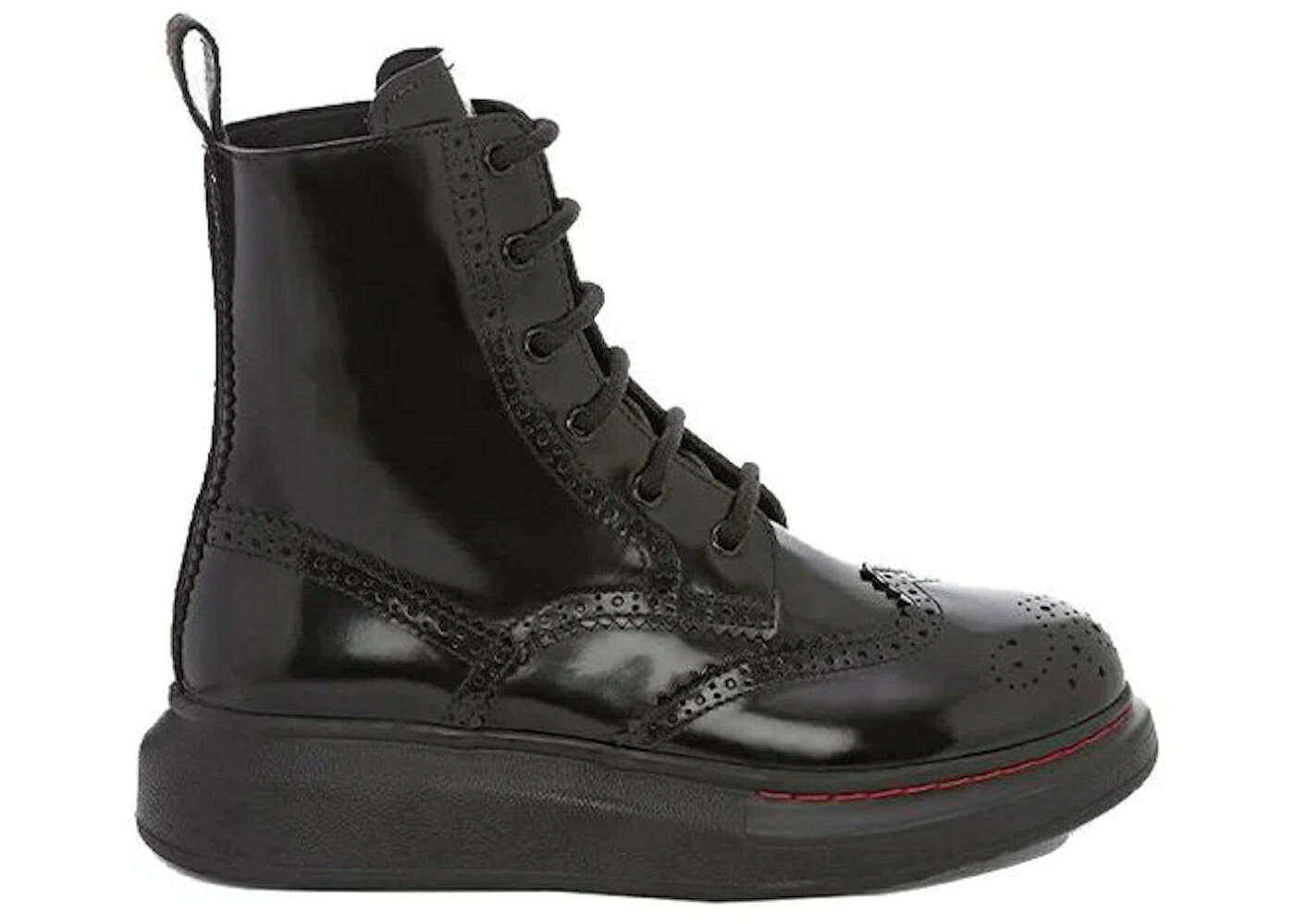 アレキサンダーマックイーン 変わり種 ブーツ 黒いこと 黒いこと WOMEN\u0027S スニーカー レディース ALEXANDER MCQUEEN ALEXANDER MCQUEEN HYBRID LACE UP BOOT BLACK (WOMEN\u0027S) /