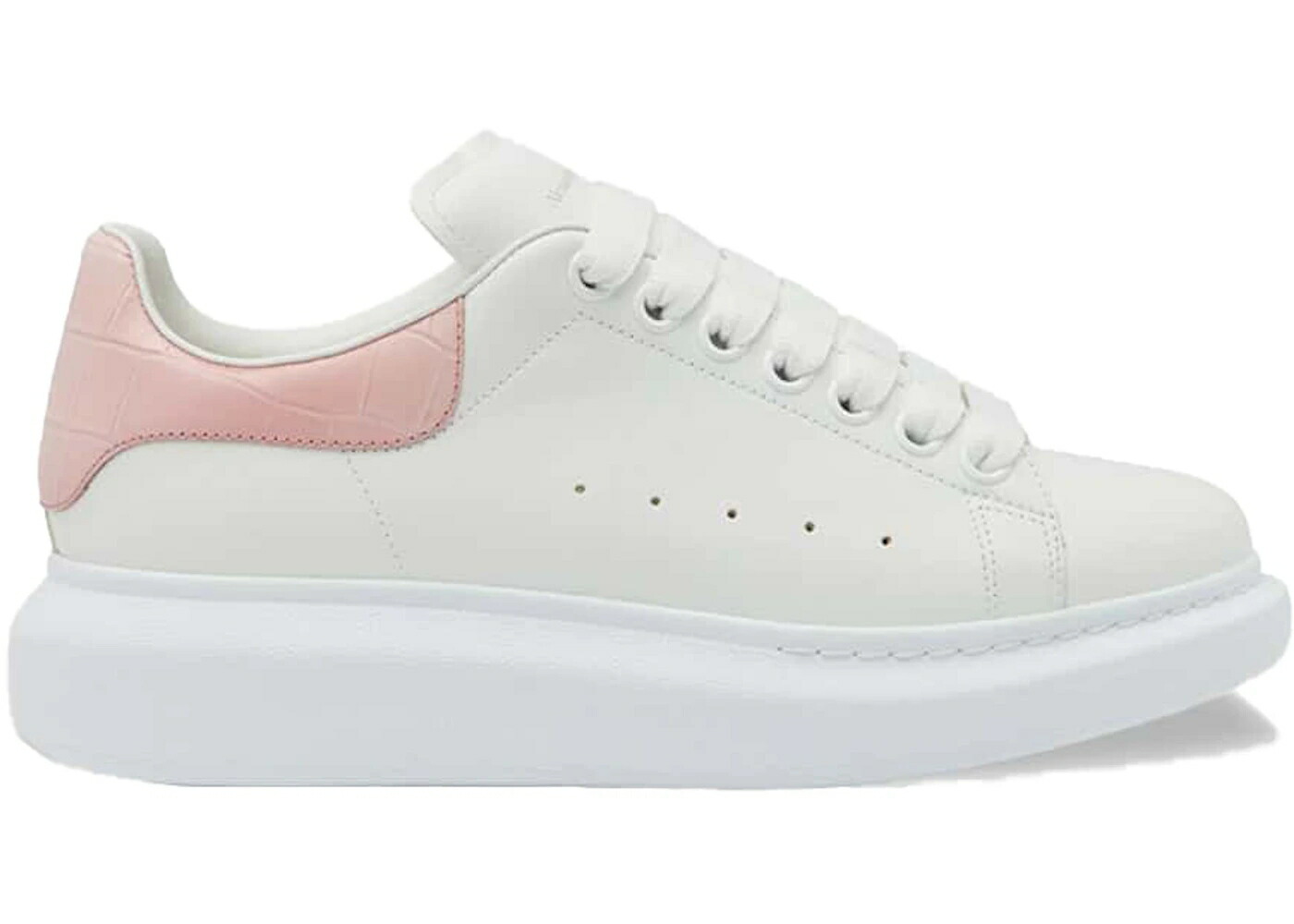 アレキサンダーマックイーン 白いこと 白いこと サクラ色 WOMEN\u0027S スニーカー レディース ALEXANDER MCQUEEN ALEXANDER MCQUEEN OVERSIZED WHITE PINK (WOMEN\u0027S) / WHITE PINK