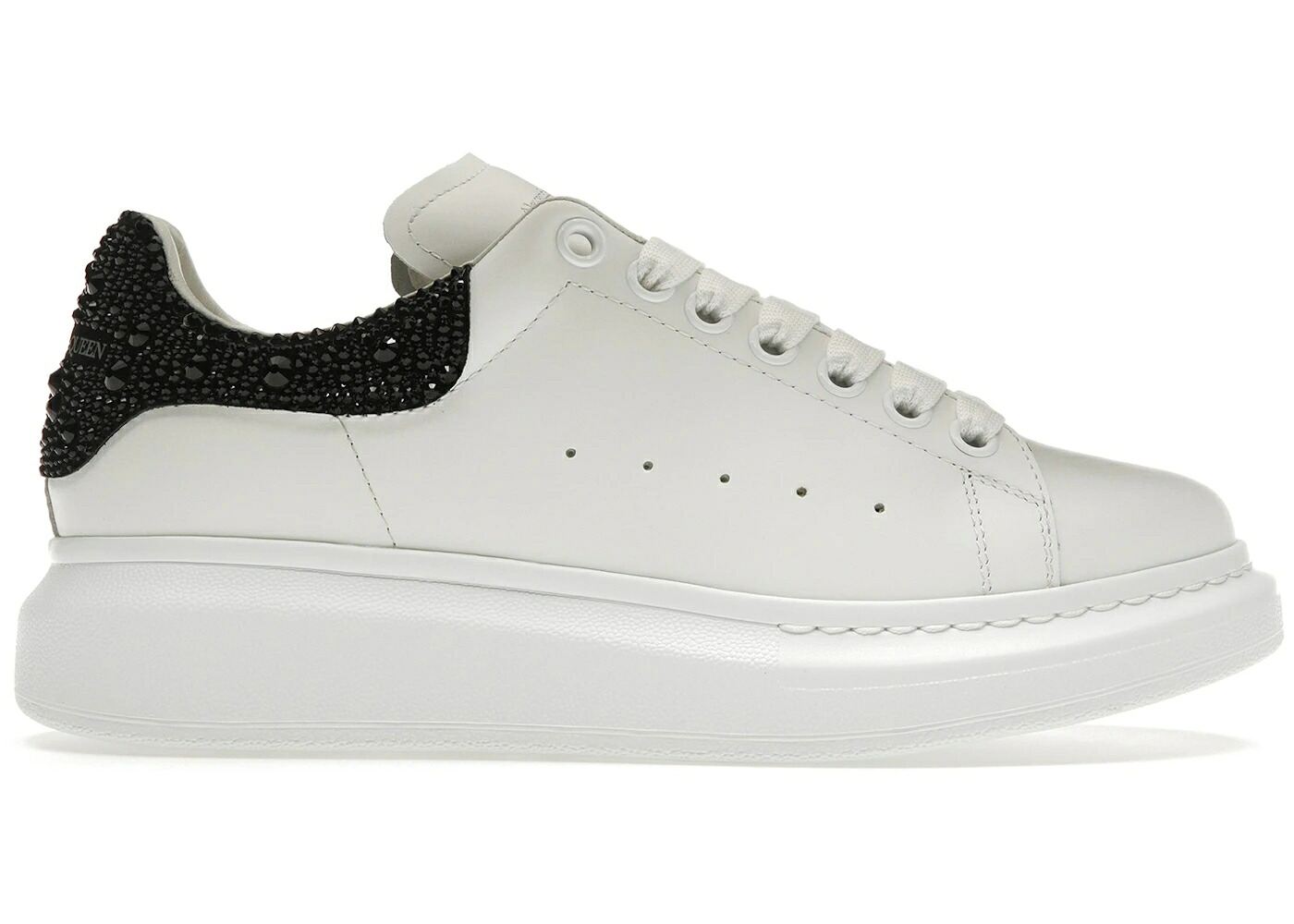 アレキサンダーマックイーン 白いこと 白いこと 黒いこと 黒いこと WOMEN\u0027S スニーカー レディース ALEXANDER MCQUEEN ALEXANDER MCQUEEN OVERSIZED WHITE BLACK CRYSTALS (WOMEN\u0027S) / WHITE BLACK