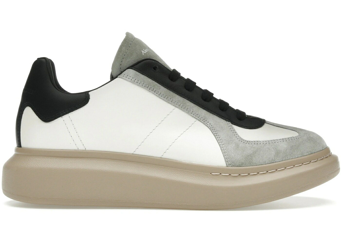 アレキサンダーマックイーン 白色 ホワイト 灰色 グレー 黒色 ブラック WOMEN スニーカー レディース ALEXANDER MCQUEEN ALEXANDER MCQUEEN OVERSIZED RETRO WHITE GREY BLACK (WOMEN) / WHITE GREY BLACK