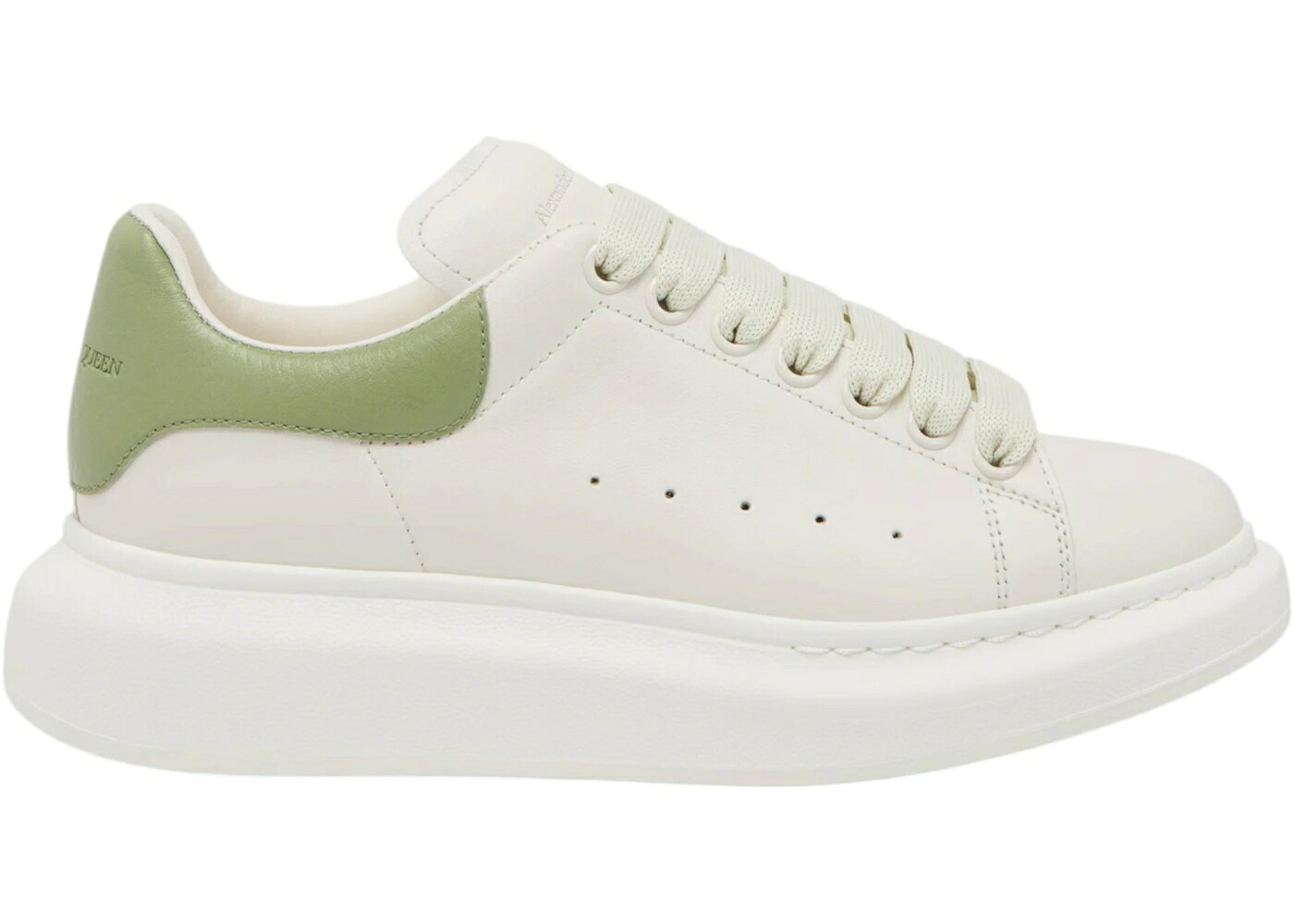 アレキサンダーマックイーン 白いこと 白いこと 緑 緑であること WOMEN\u0027S スニーカー レディース ALEXANDER MCQUEEN ALEXANDER MCQUEEN OVERSIZED OFF WHITE GREEN (WOMEN\u0027S) / OFF WHITE GREEN