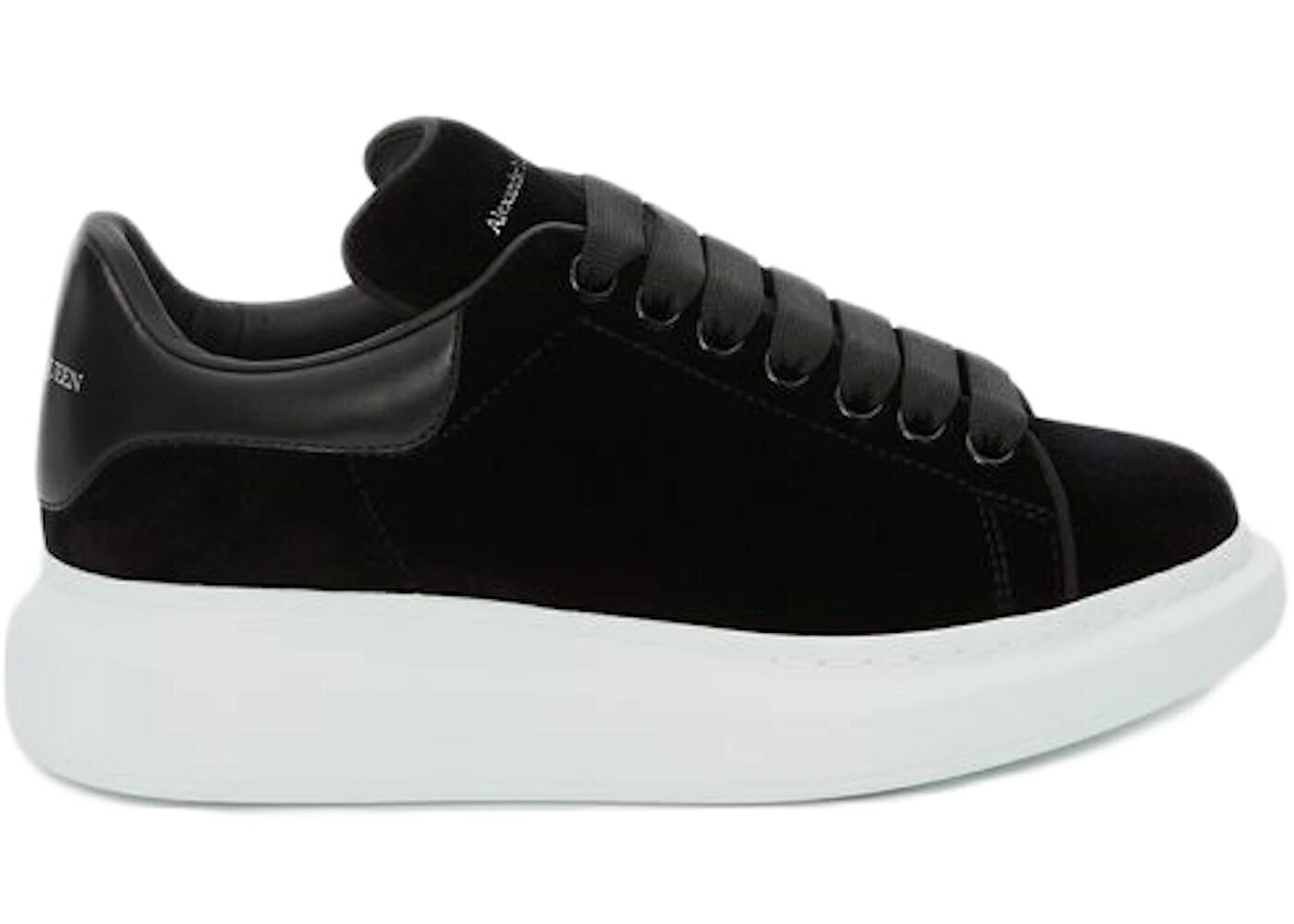 アレキサンダーマックイーン スムース 黒色 ブラック WOMEN'S スニーカー レディース ALEXANDER MCQUEEN ALEXANDER MCQUEEN OVERSIZED SMOOTH BLACK (WOMEN'S) /