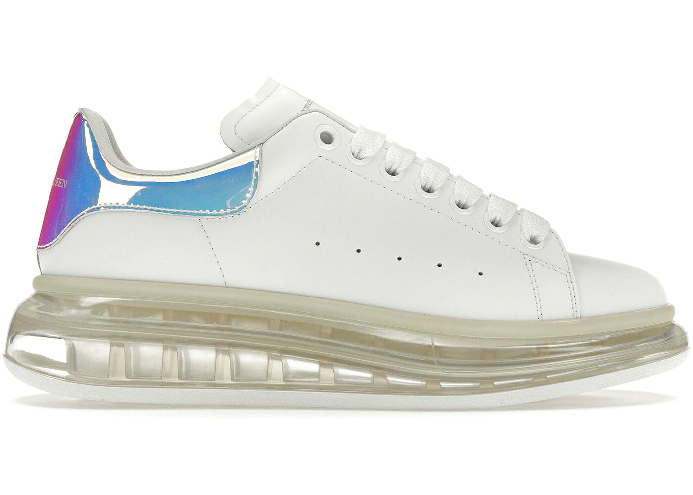 アレキサンダーマックイーン 白いこと 白いこと WOMEN\u0027S スニーカー レディース ALEXANDER MCQUEEN ALEXANDER MCQUEEN OVERSIZED CLEAR SOLE MULTICOLOR (WOMEN\u0027S) / WHITE