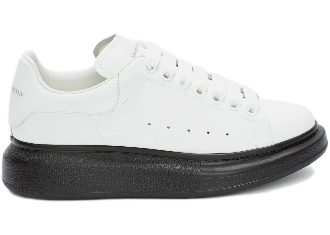 アレキサンダーマックイーン 白いこと 白いこと 黒いこと 黒いこと WOMEN\u0027S スニーカー レディース ALEXANDER MCQUEEN ALEXANDER MCQUEEN OVERSIZED WHITE BLACK SOLE (WOMEN\u0027S) /