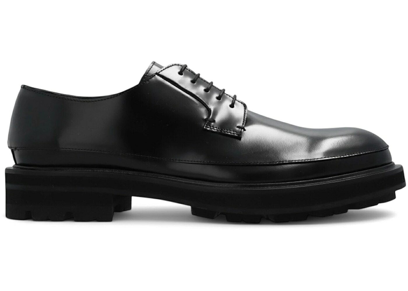 アレキサンダーマックイーン ローファー 黒色 ブラック スニーカー メンズ ALEXANDER MCQUEEN ALEXANDER MCQUEEN CHUNKY LACE UP LOAFERS BLACK /｜スニケス