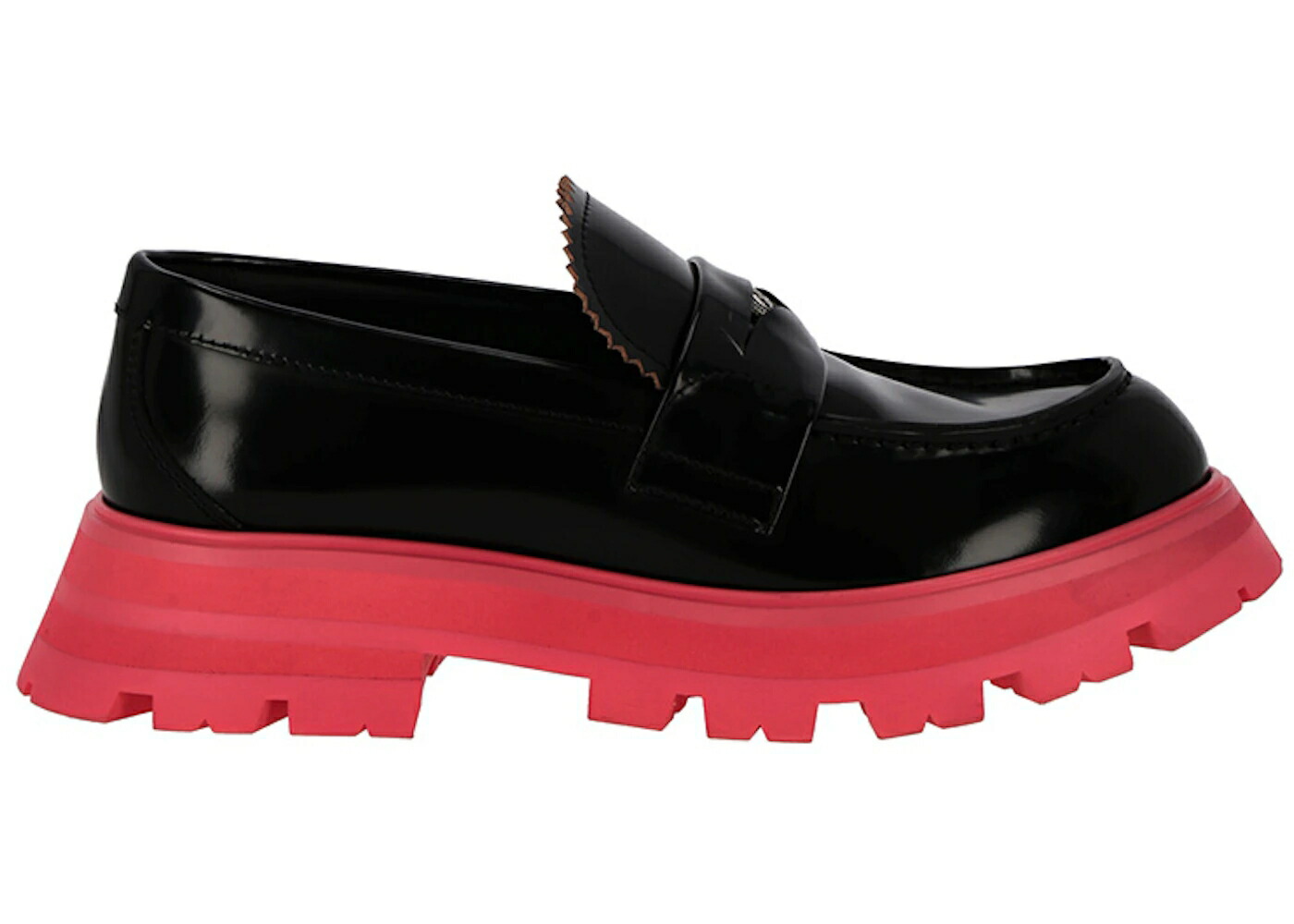 アレキサンダーマックイーン ローファー スニーカー 黒色 ブラック ピンク WOMEN スニーカー レディース ALEXANDER MCQUEEN ALEXANDER MCQUEEN WANDER LOAFER BLACK PINK (WOMEN) / BLACK PINK