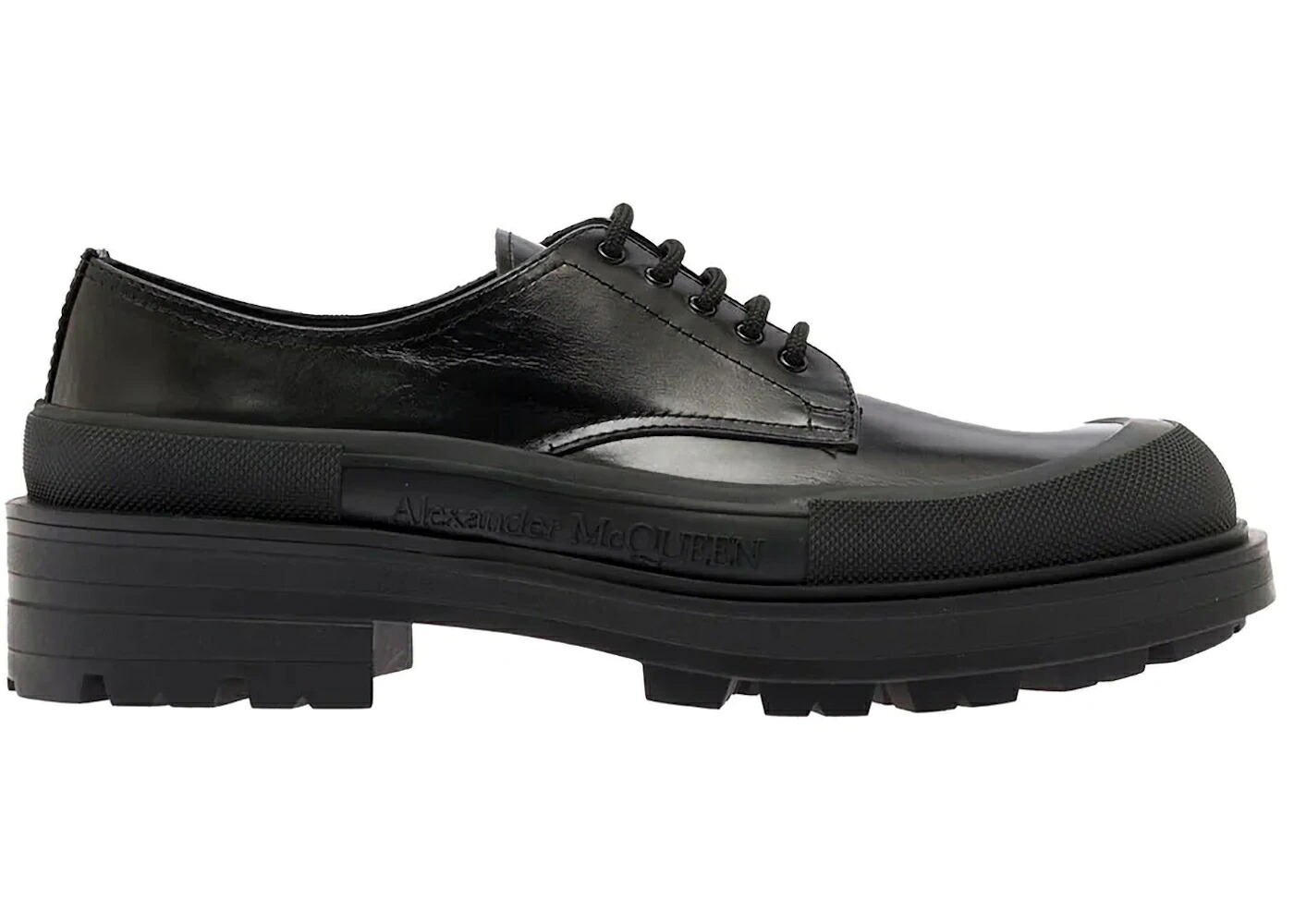 アレキサンダーマックイーン 黒いこと 黒いこと スニーカー メンズ ALEXANDER MCQUEEN ALEXANDER MCQUEEN TREAD SLICK DERBYS BLACK /