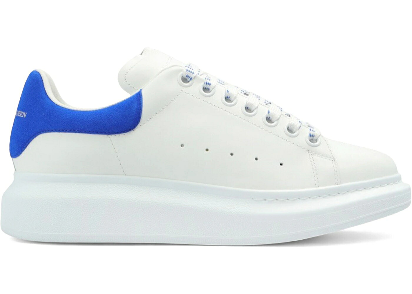 アレキサンダーマックイーン 白色 ホワイト 青色 ブルー WOMEN'S スニーカー レディース ALEXANDER MCQUEEN ALEXANDER MCQUEEN OVERSIZED WHITE ELECTRIC BLUE (WOMEN'S) / WHITE ELECTRIC BLUE｜スニケス