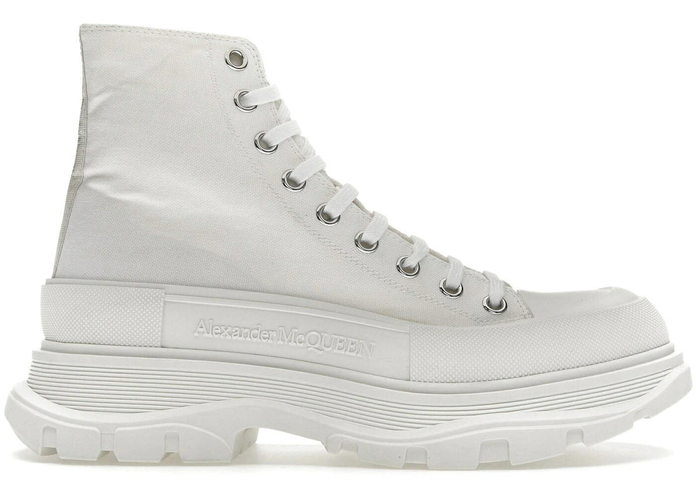 アレキサンダーマックイーン ブーツ 白色 ホワイト スニーカー メンズ ALEXANDER MCQUEEN ALEXANDER MCQUEEN TREAD SLICK BOOT WHITE / WHITE WHITE WHITE｜スニケス