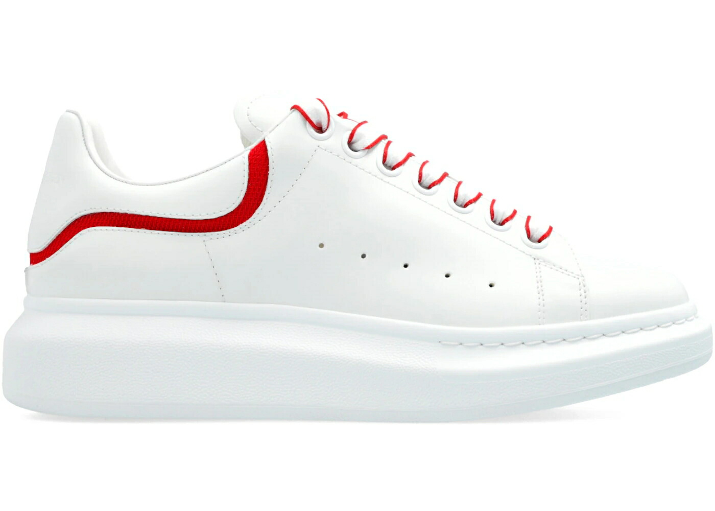 アレキサンダーマックイーン テック 白色 ホワイト 赤 レッド スニーカー メンズ ALEXANDER MCQUEEN ALEXANDER MCQUEEN OVERSIZED NEW TECH CALF WHITE RED / WHITE RED