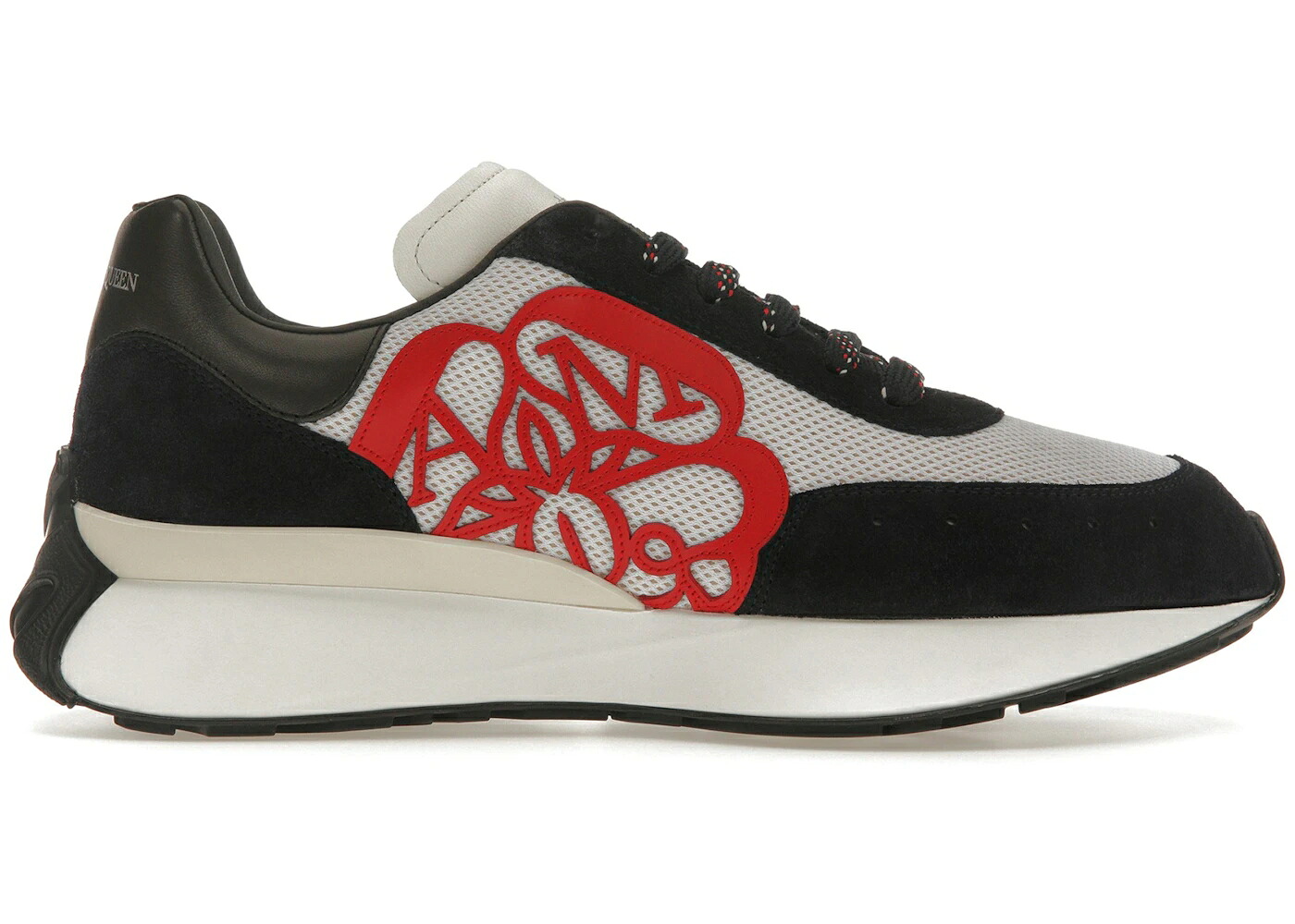 アレキサンダーマックイーン 黒いこと 黒いこと 赤 赤いこと 白いこと 白いこと スニーカー メンズ ALEXANDER MCQUEEN ALEXANDER MCQUEEN SPRINT RUNNER BLACK RED / BLACK WHITE RED