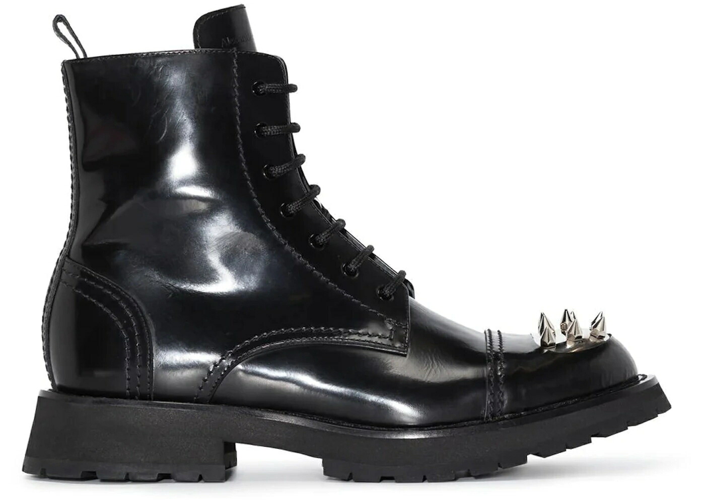 アレキサンダーマックイーン ブーツ 黒いこと 黒いこと スニーカー メンズ ALEXANDER MCQUEEN ALEXANDER MCQUEEN PUNK STUD BOOT BLACK / スニーカー-メンズ靴-靴