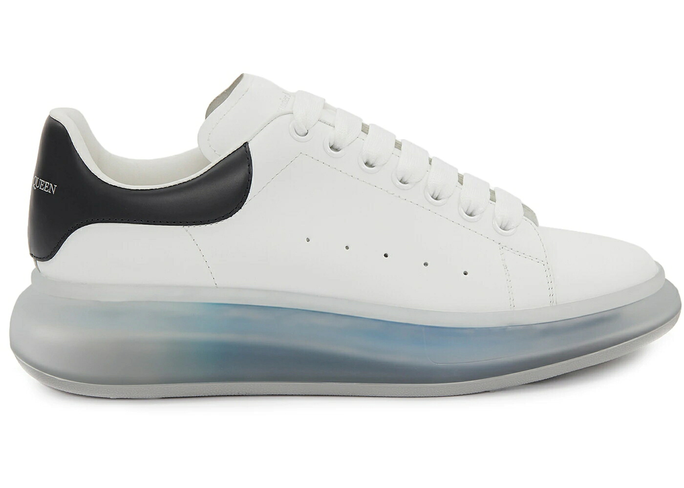 アレキサンダーマックイーン 白いこと 白いこと 紺色 米国海軍 青碧 青碧 スニーカー メンズ ALEXANDER MCQUEEN ALEXANDER MCQUEEN OVERSIZED CLEAR SOLE WHITE NAVY BLUE / WHITE NAVY BLUE