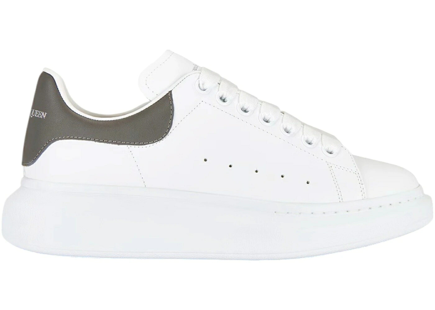 アレキサンダーマックイーン 白色 ホワイト クール 灰色 グレー スニーカー メンズ ALEXANDER MCQUEEN ALEXANDER MCQUEEN OVERSIZED WHITE COOL GREY / WHITE COOL GREY｜スニケス