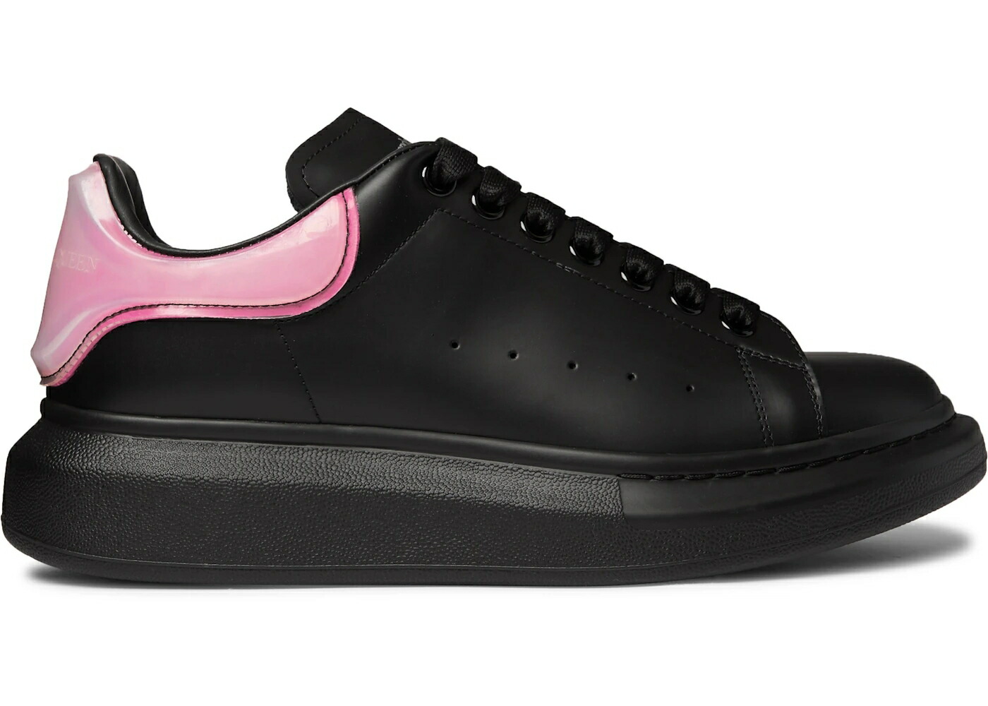 アレキサンダーマックイーン ピンク 黒色 ブラック スニーカー メンズ ALEXANDER MCQUEEN ALEXANDER MCQUEEN OVERSIZED BRIGHT PINK BLACK /