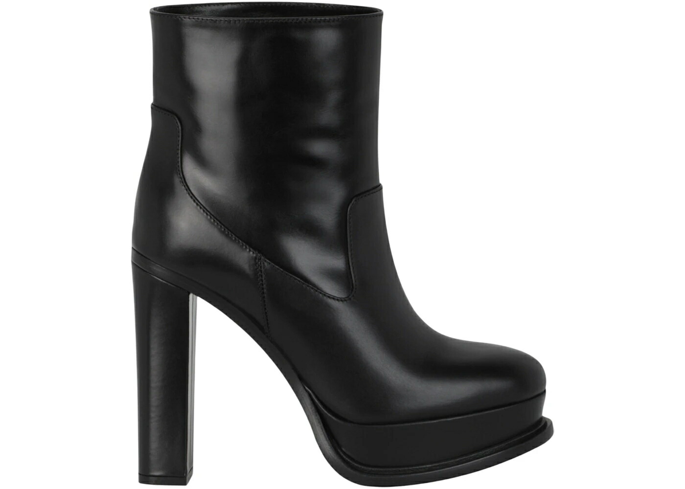 アレキサンダーマックイーン レザー ブーツ 黒色 ブラック WOMEN'S スニーカー レディース ALEXANDER MCQUEEN ALEXANDER MCQUEEN LEATHER ANKLE BOOTS BLACK (WOMEN'S) /