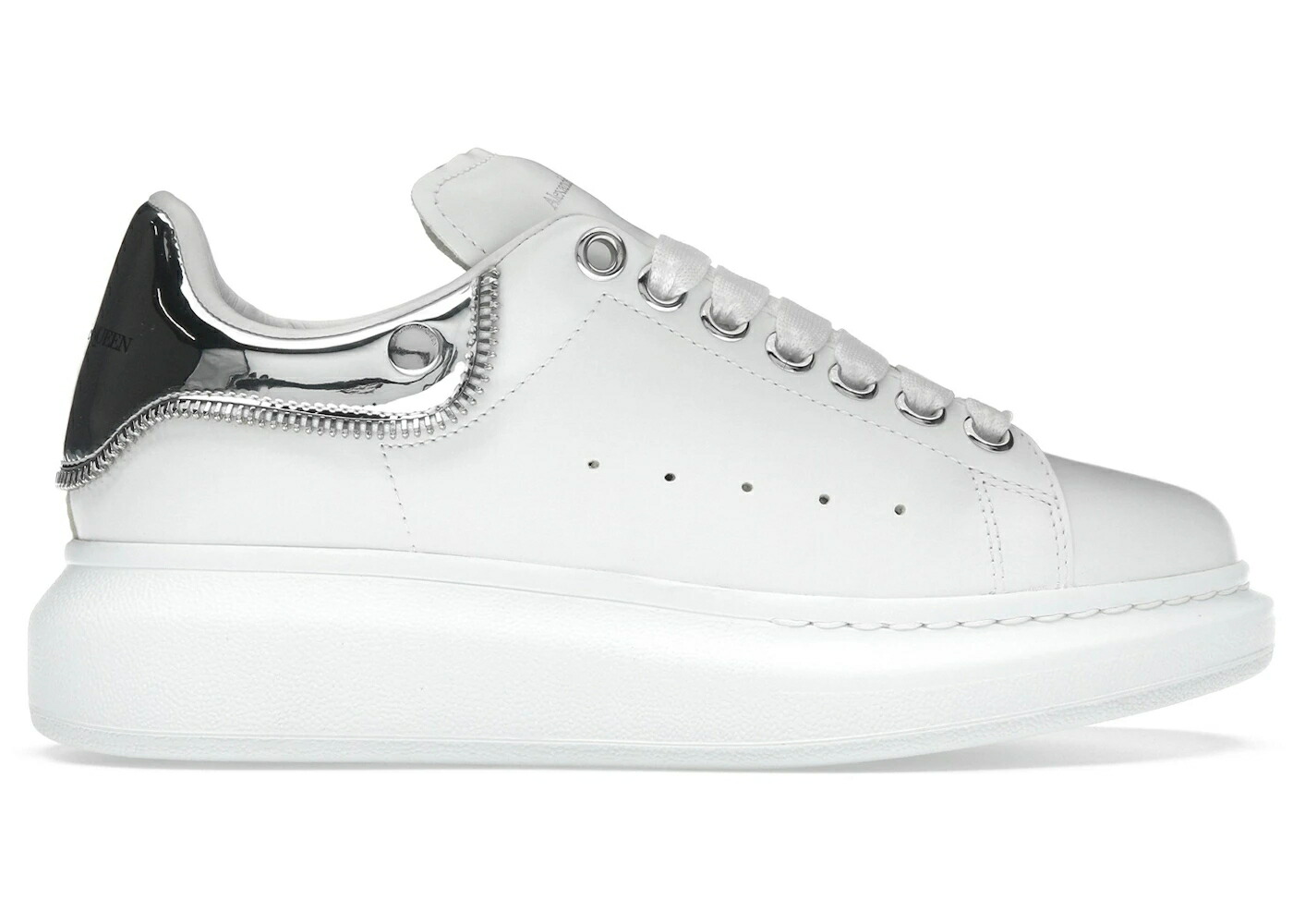 アレキサンダーマックイーン 白色 ホワイト WOMEN'S スニーカー レディース ALEXANDER MCQUEEN ALEXANDER MCQUEEN OVERSIZED WHITE (WOMEN'S) /