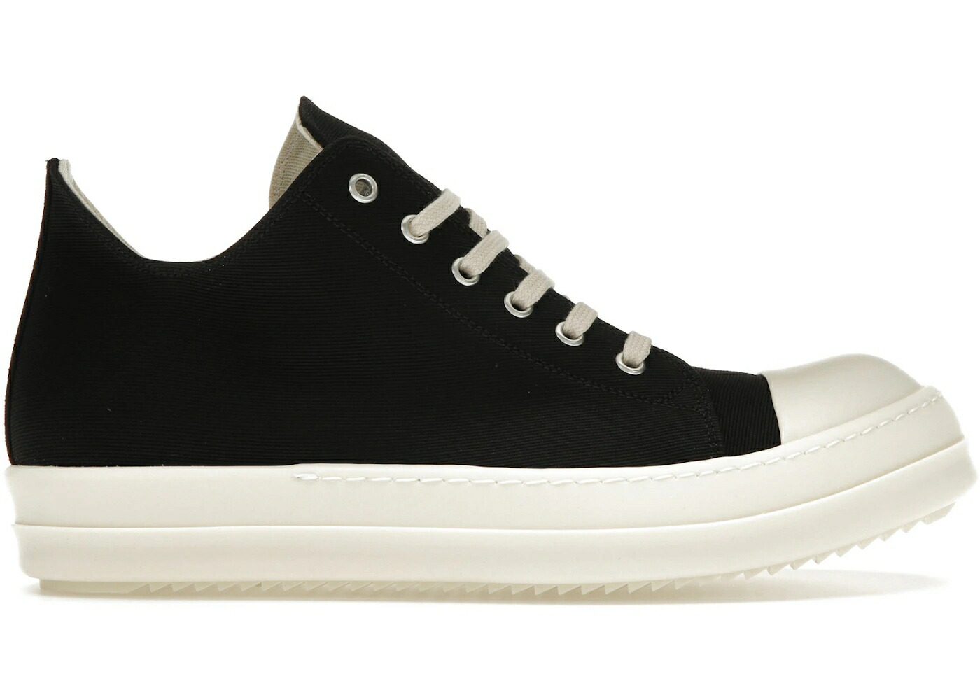 リックオウエンス 黒色 ブラック スニーカー メンズ RICK OWENS RICK OWENS DRKSHDW LIDO LOW SNEAKS BLACK MILK / BLACK MILK MILK