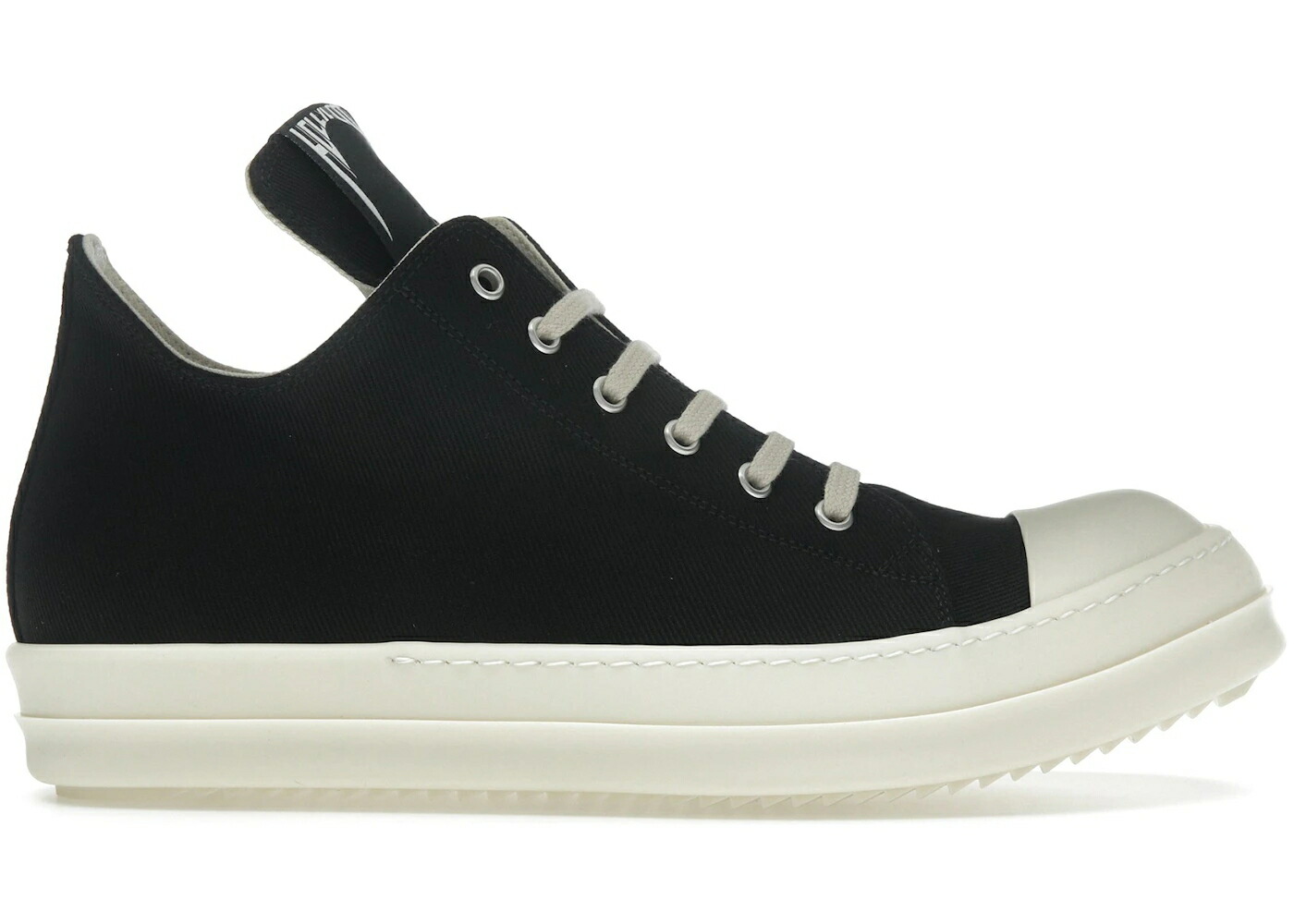 リックオウエンス 黒色 ブラック スニーカー メンズ RICK OWENS RICK OWENS HOLLYWOOD DRKSHDW LOW BLACK MILK / BLACK MILK MILK