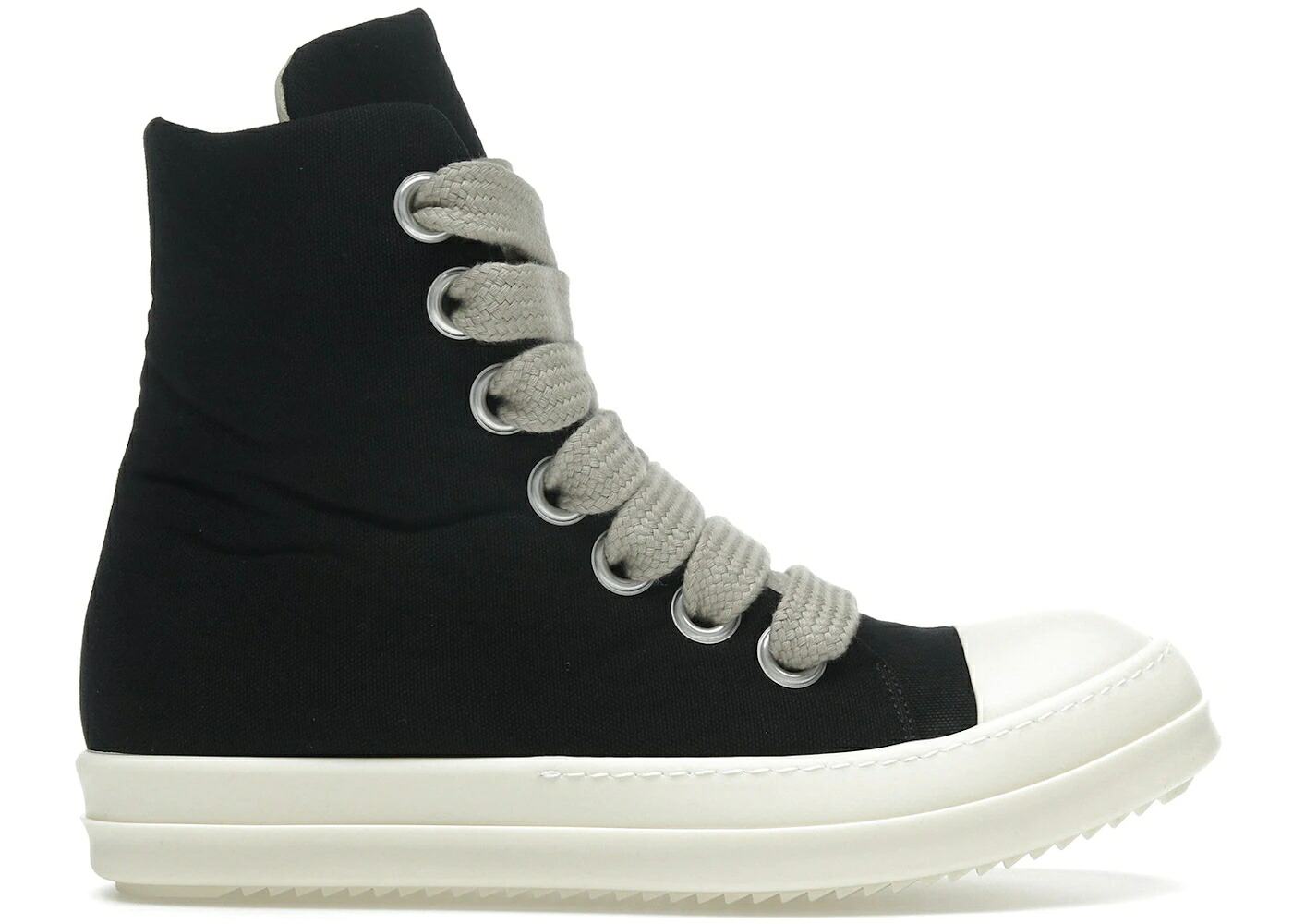 リックオウエンス ジャンボ ご機嫌 黒いこと 黒いこと スニーカー メンズ RICK OWENS RICK OWENS DRKSHDW HOLLYWOOD JUMBO LACE PUFFER HIGH TOP BLACK MILK / BLACK MILK