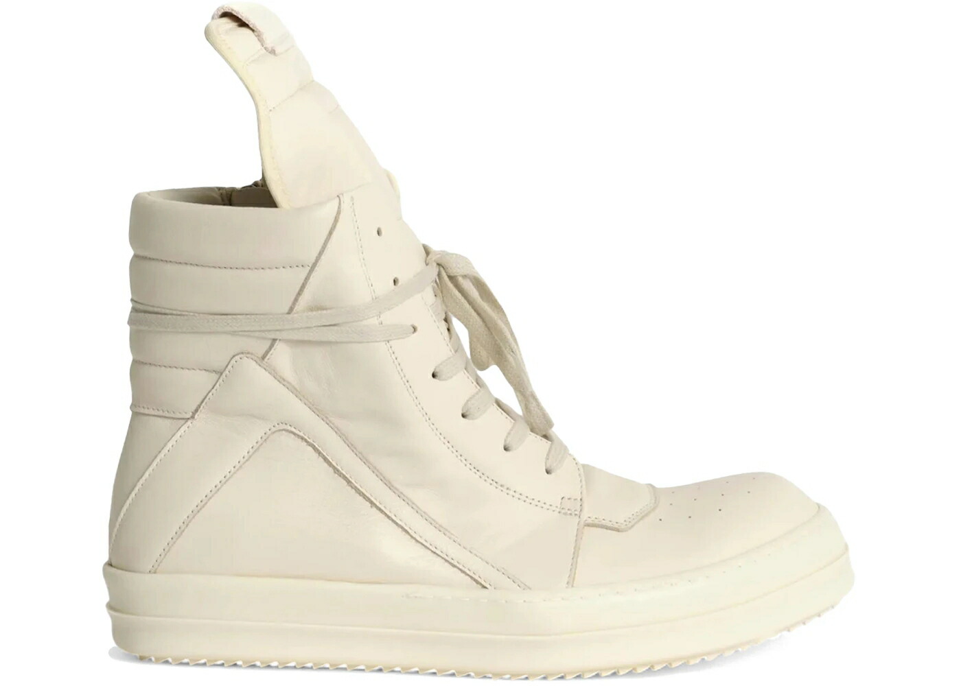 リックオウエンス スニーカー メンズ RICK OWENS RICK OWENS GEOBASKET MILK / MILK MILK MILK