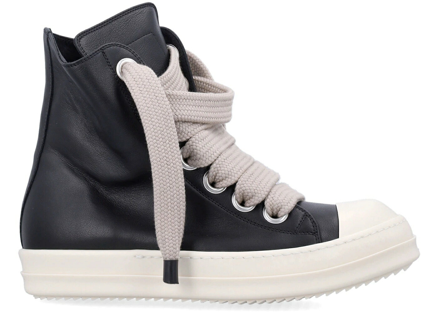 リックオウエンス ジャンボ 黒いこと 黒いこと スニーカー メンズ RICK OWENS RICK OWENS JUMBO LACE SNEAKERS BLACK MILK / BLACK MILK