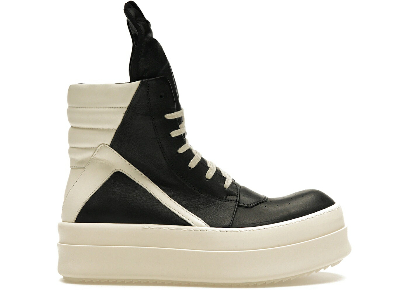 リックオウエンス メガ 黒色 ブラック スニーカー メンズ RICK OWENS RICK OWENS MEGA BUMPER GEOBASKET BLACK MILK / BLACK MILK MILK