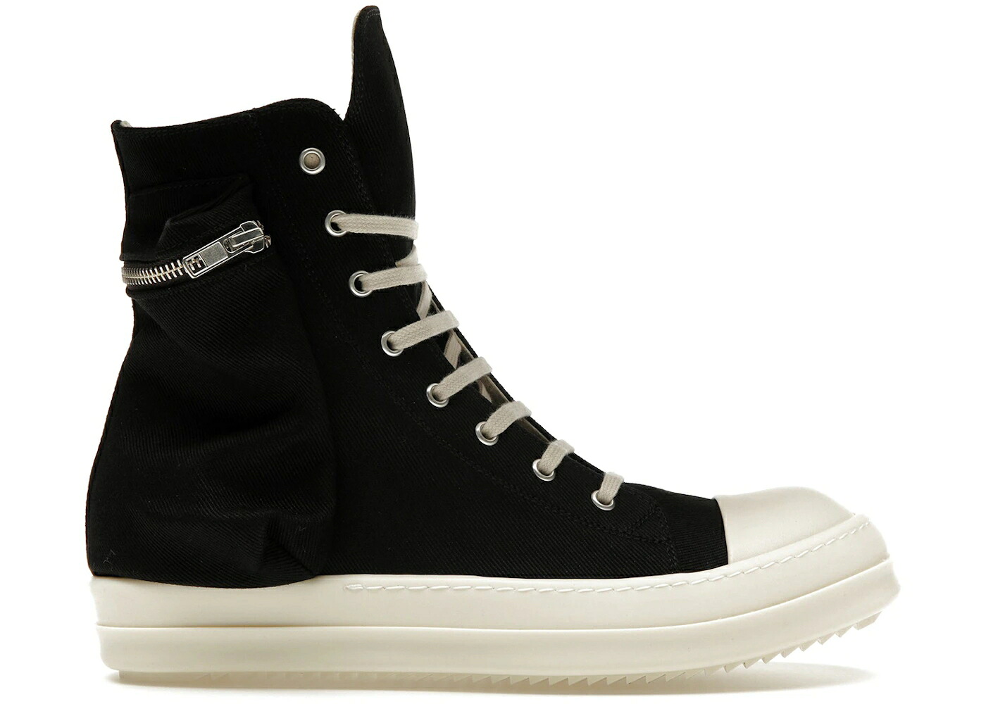 リックオウエンス カーゴ ハイ 黒色 ブラック スニーカー メンズ RICK OWENS RICK OWENS DRKSHDW LUXOR CARGO HIGH BLACK MILK / BLACK MILK MILK｜スニケス